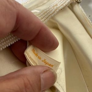 Vintage Japan beaded purse needs rehab